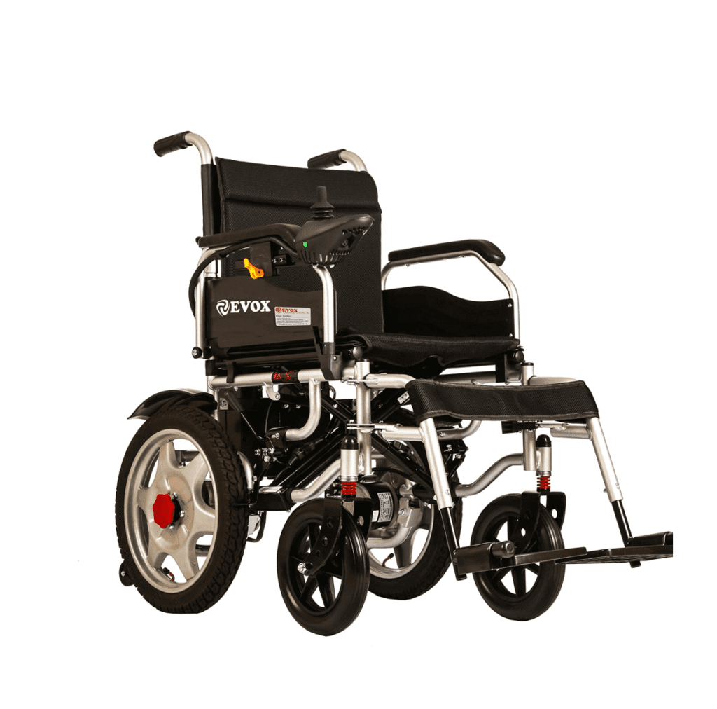 Evox WC 102 Power Wheelchair with Electromagnetic Breaks | Evron Healthcare India